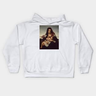 The Scarlet Letter by Hugues Merle Kids Hoodie